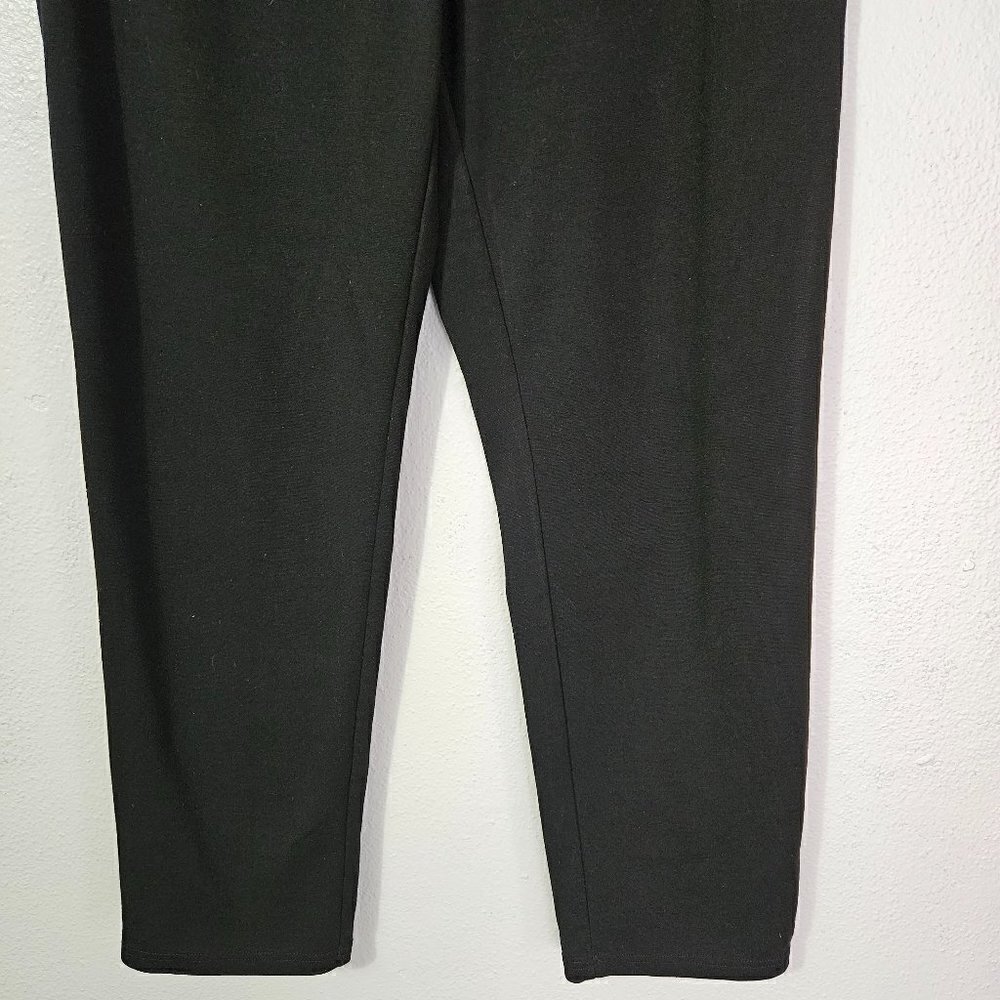 CHICO'S WOMEN BLACK CASUAL HIGH RISE ACTIVE WEAR PANTS. SIZE 2 - Picture 4 of 7